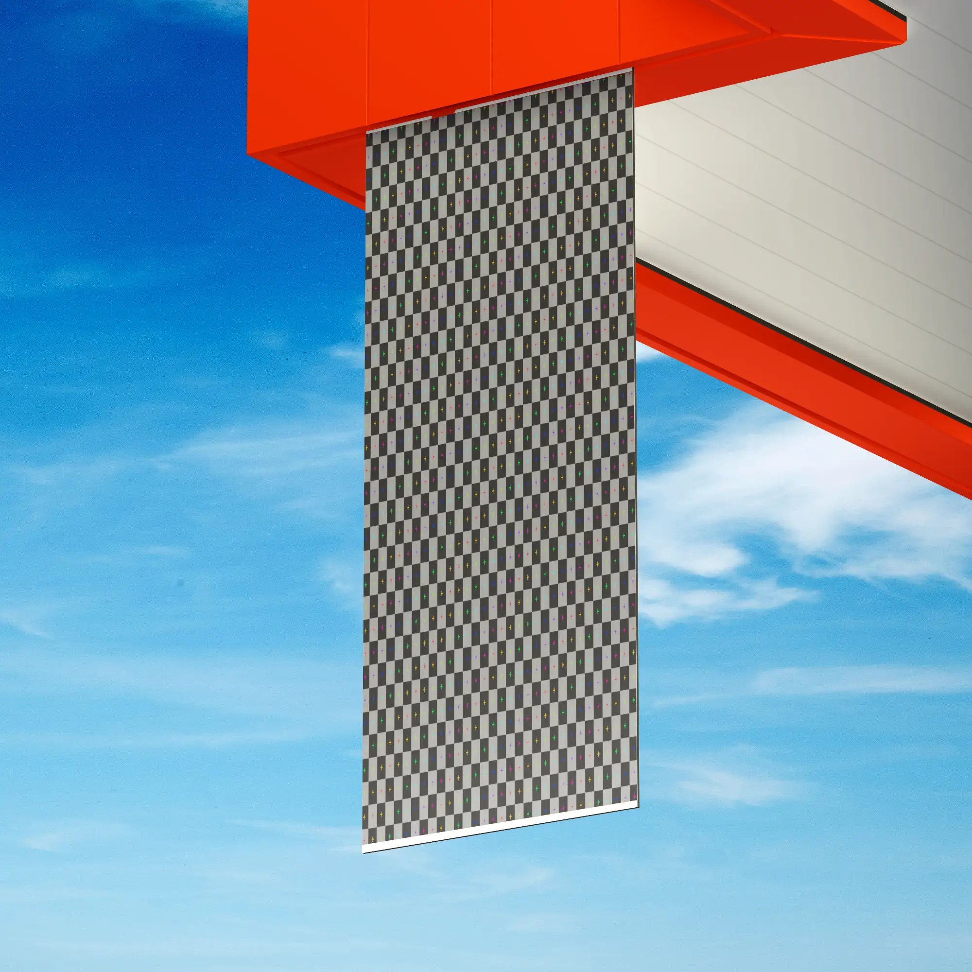 Hanging Banner Mockup