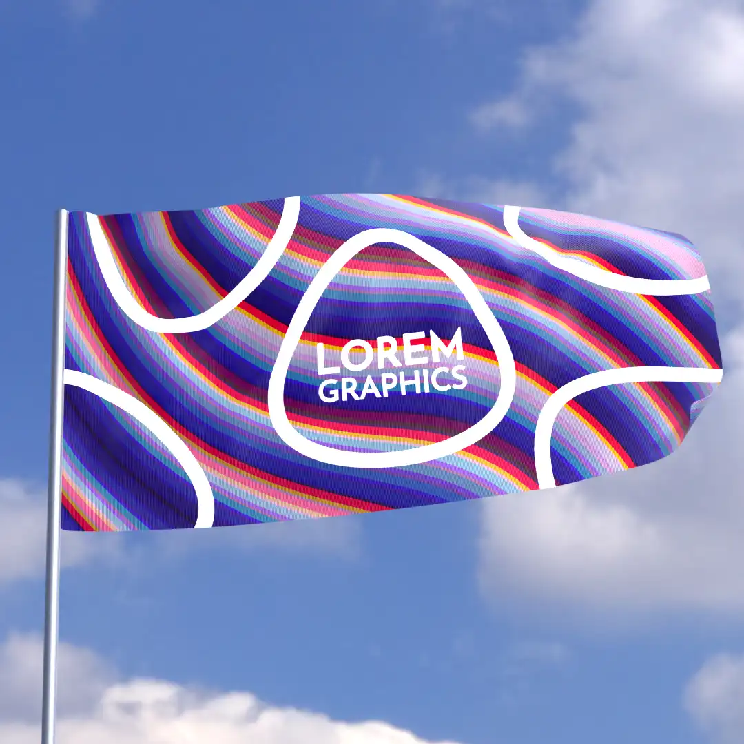 Animated Flag Mockup